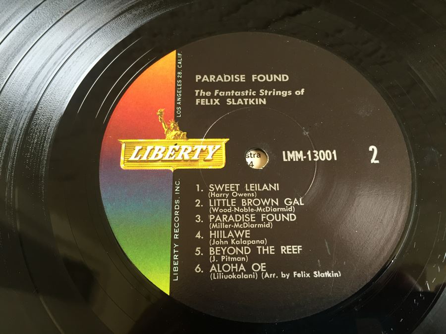 Fantastic Strings Orchestra, Felix Slatkin ‎- Paradise Found - Liberty Premier Series ‎– LMM-13001 [Photo 10]