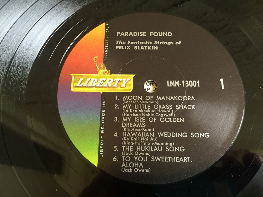 Fantastic Strings Orchestra, Felix Slatkin ‎- Paradise Found - Liberty Premier Series ‎– LMM-13001 [Photo 8]