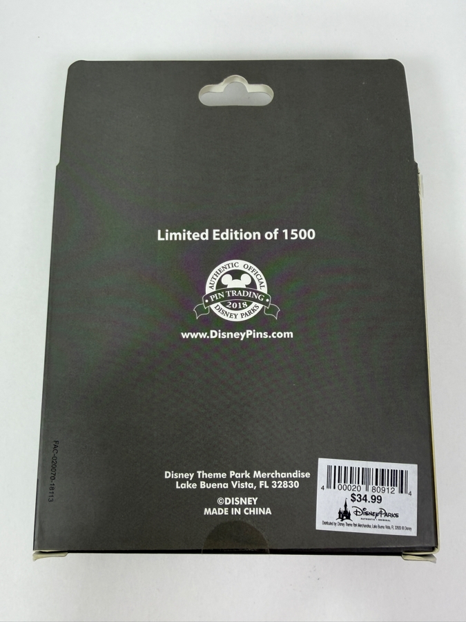 Disney Parks DLR Quarterly VHS Series Beauty And The Beast Limited Edition 1500 Hinged Jumbo Pin Retails $35 [Photo 3]