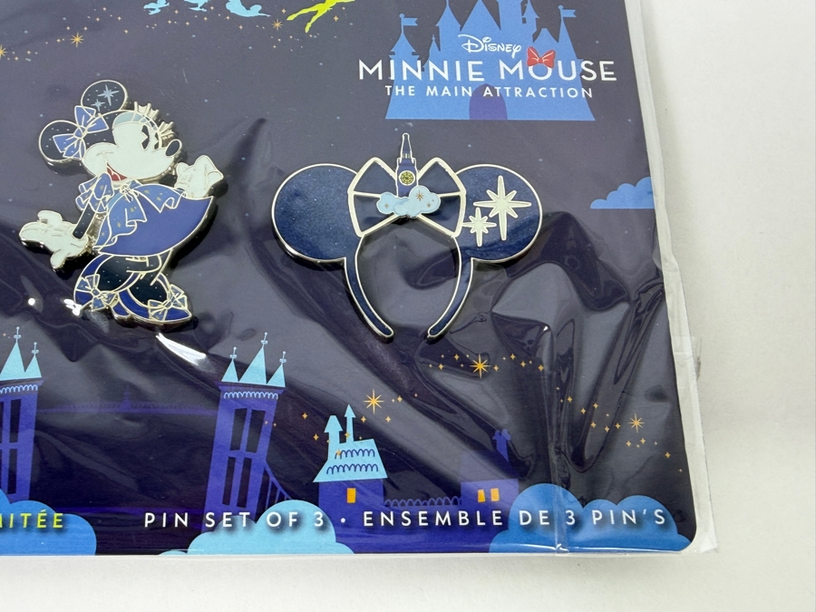 Disney Minnie Mouse The Main Attraction Peter Pan's Flight Series 6 Of 12 Limited Release Three Pin Set [Photo 2]