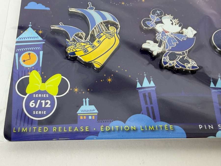Disney Minnie Mouse The Main Attraction Peter Pan's Flight Series 6 Of 12 Limited Release Three Pin Set [Photo 4]