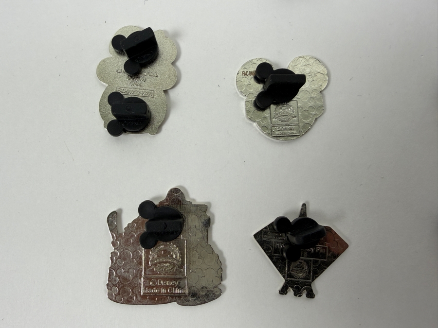 Collection Of (16) Authentic Disney Trading Pins Featuring A Fresh Mickey Waffles Boxed Pin, Star Wars Death Star, Matterhorn Yeti, D23 Expo Exclusive, Tsum Tsum Stack, Figment, And Space Mountain Designs [Photo 16]