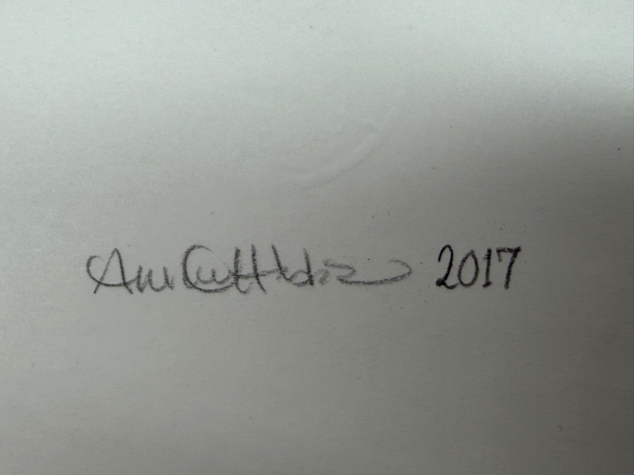 Andrew Caulfield Signed 2017 D23 Expo Concept Art Sketch Of The Skeleton Helmsman From Disney’s Pirates Of The Caribbean Attraction, Celebrating The Ride's 50th Anniversary 13'W X 10.5'H
 [Photo 5]