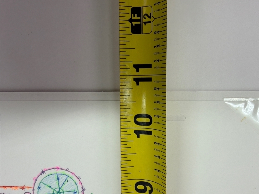 Megan Matsumoto Signed 2017 D23 Expo Hand-Drawn Illustration Of Elliott The Dragon From Disneyland’s Main Street Electrical Parade, Celebrating The Parade's 45th Anniversary 13'W X 10.5'H [Photo 7]