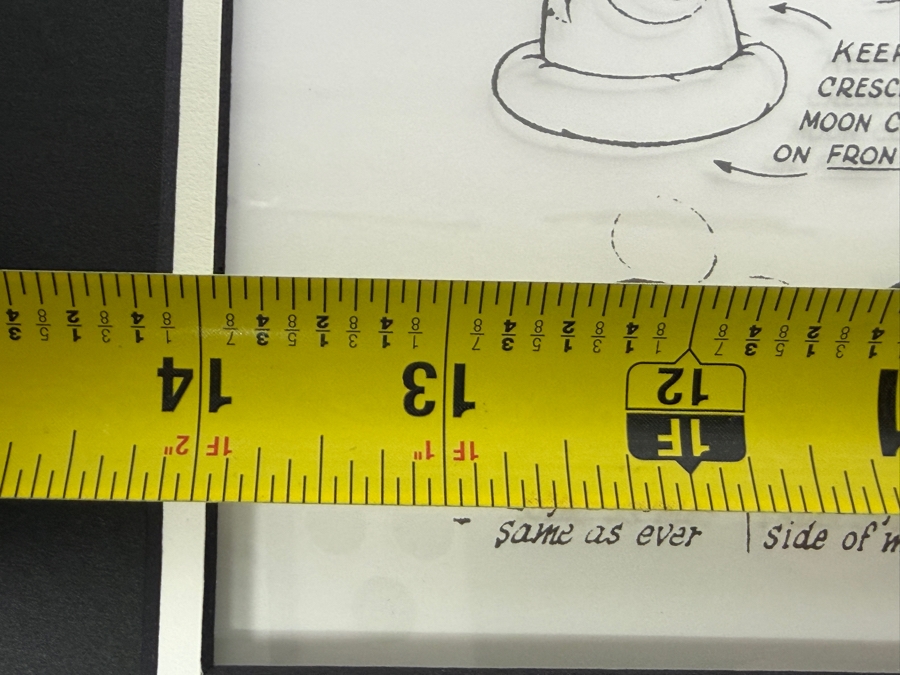 Fred Moore Designed 2017 D23 Expo Exclusive Disney Concepts Framed Model Sheet Reproduction Of Mickey Mouse From The Sorcerer's Apprentice Segment Of Walt Disney’s Fantasia [Photo 10]