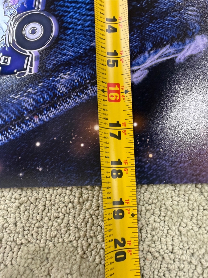 Disney Pixar Onward Denim Jacket With Enamel Pins Official Promotional Movie Wall Poster 18.5'W X 27'H [Photo 6]