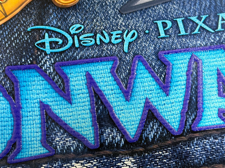 Disney Pixar Onward Denim Jacket With Enamel Pins Official Promotional Movie Wall Poster 18.5'W X 27'H [Photo 4]