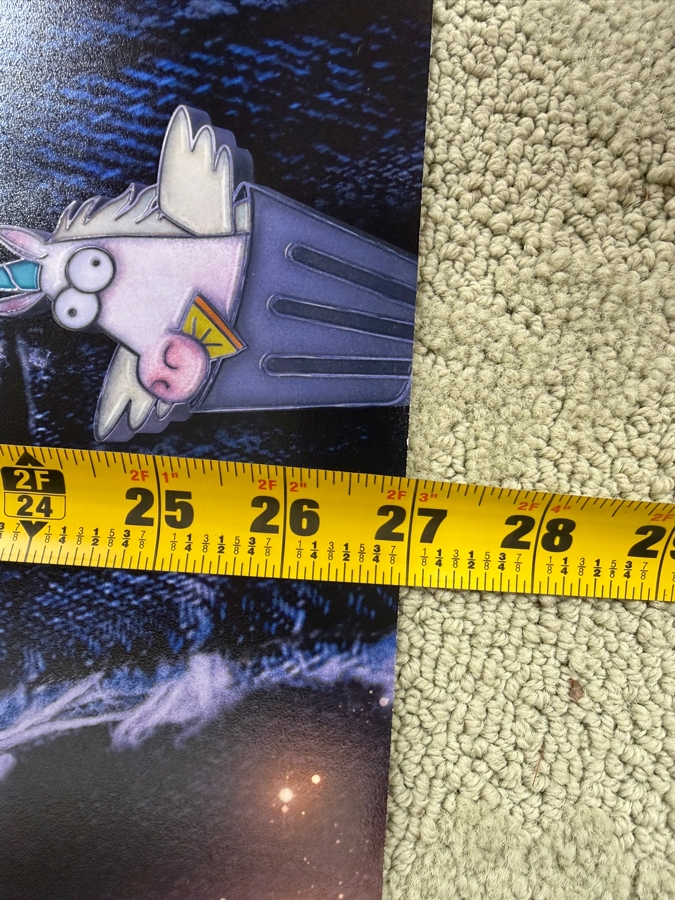 Disney Pixar Onward Denim Jacket With Enamel Pins Official Promotional Movie Wall Poster 18.5'W X 27'H [Photo 7]