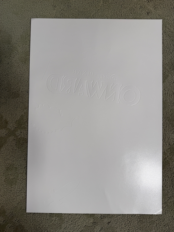 Disney Pixar Onward Denim Jacket With Enamel Pins Official Promotional Movie Wall Poster 18.5'W X 27'H [Photo 5]