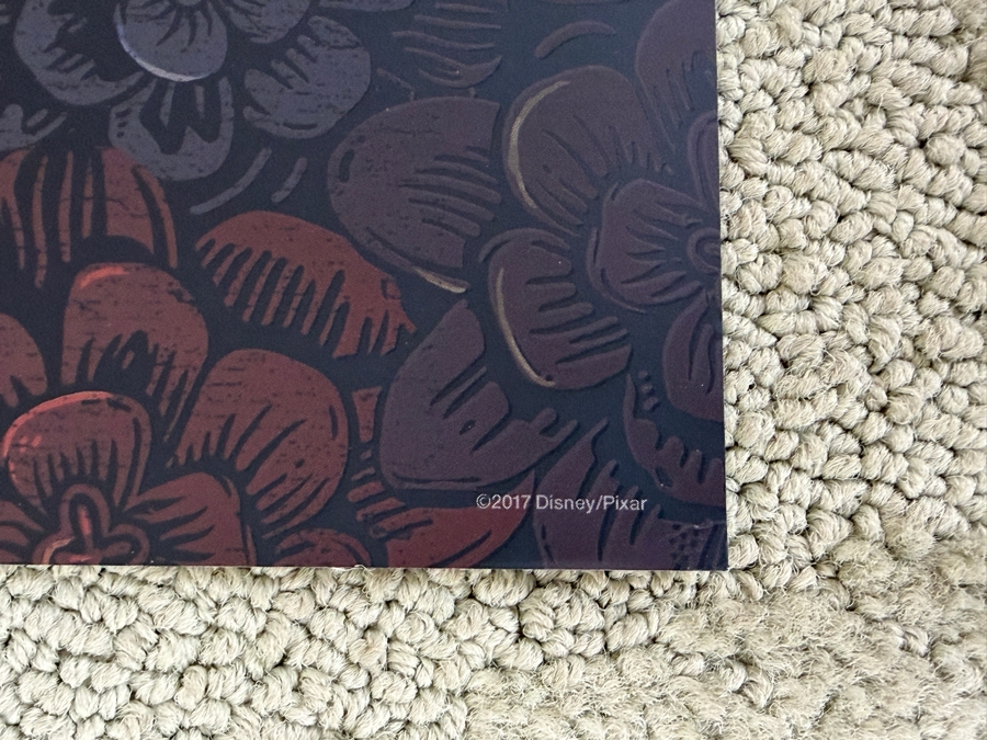 Disney Pixar Coco 2017 D23 Expo Exclusive Promotional Guitar And Marigold Floral Lithograph Poster 18.5'W X 27'H [Photo 6]