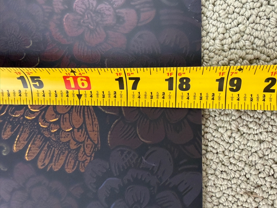 Disney Pixar Coco 2017 D23 Expo Exclusive Promotional Guitar And Marigold Floral Lithograph Poster 18.5'W X 27'H [Photo 4]