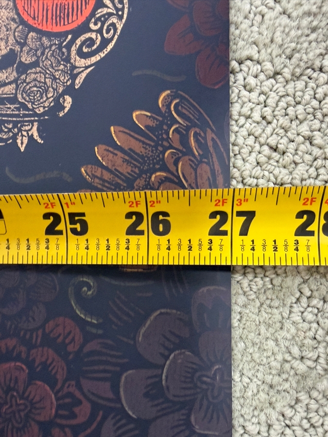 Disney Pixar Coco 2017 D23 Expo Exclusive Promotional Guitar And Marigold Floral Lithograph Poster 18.5'W X 27'H [Photo 5]