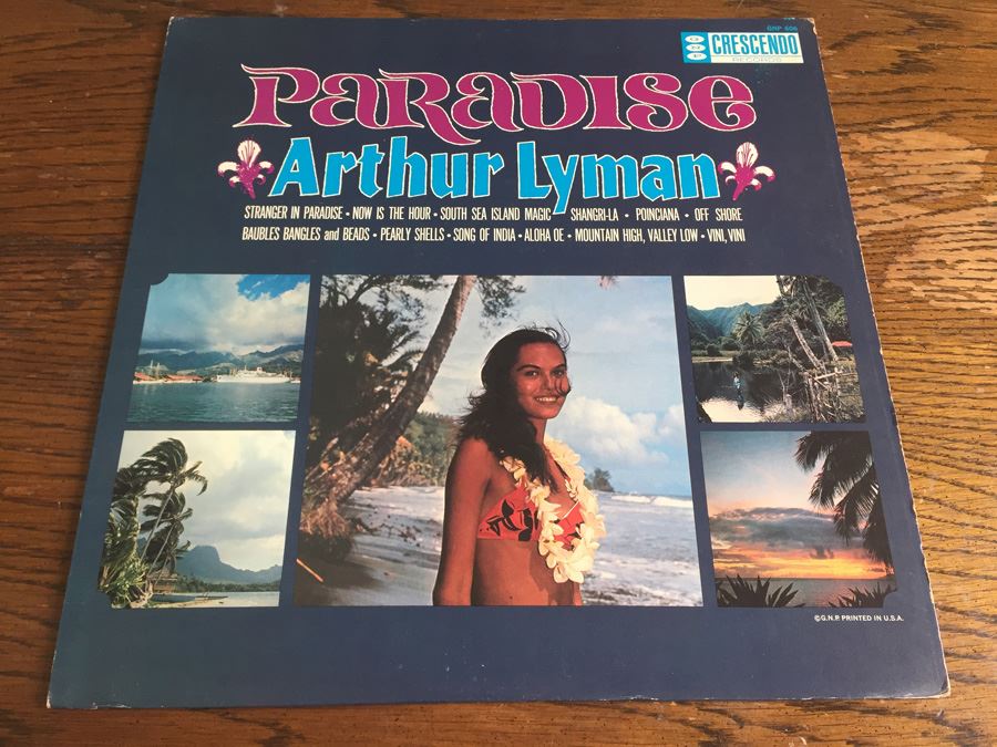 Arthur Lyman ‎- Paradise - GNP Crescendo ‎- GNPS 606 [Photo 1]