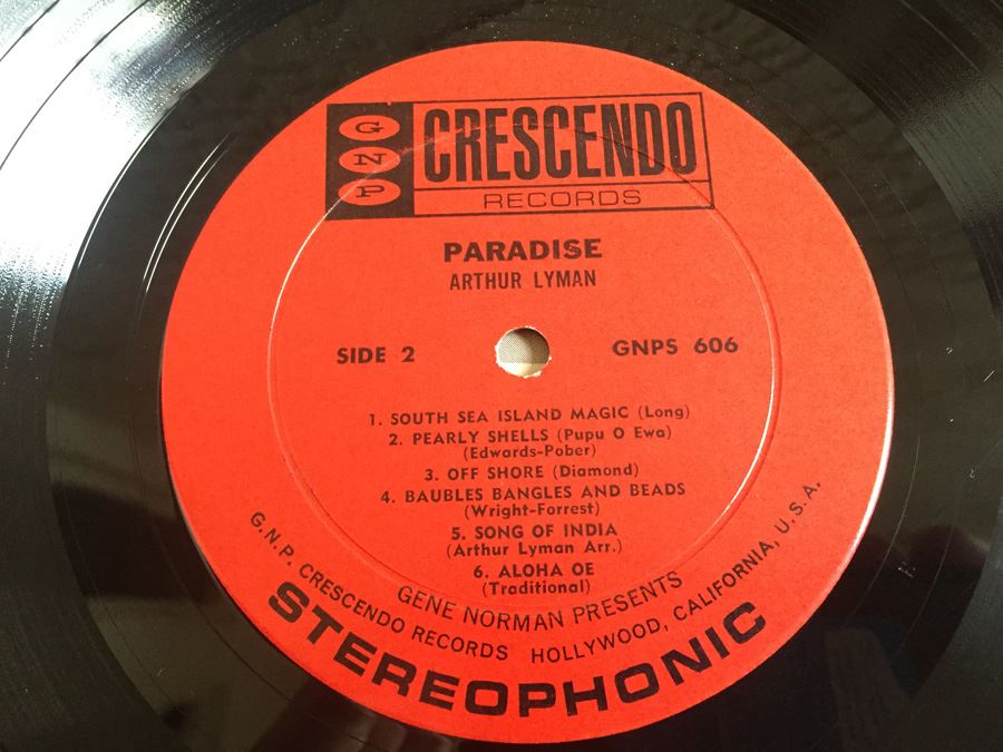Arthur Lyman ‎- Paradise - GNP Crescendo ‎- GNPS 606 [Photo 6]
