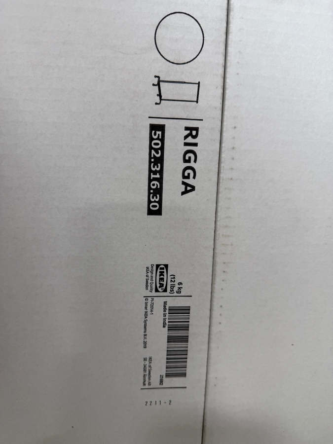 Just Added - Lot Of (4) IKEA RIGGA Clothing Racks Height Adjustable White Metal Garment Storage With Wheels [Photo 3]