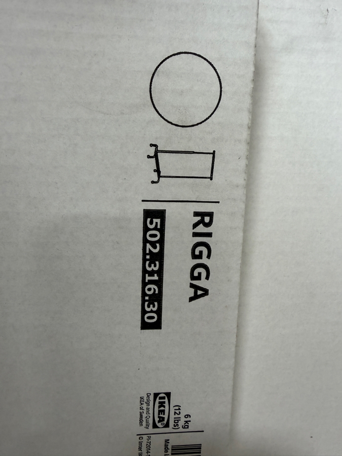 Just Added - Lot Of (4) IKEA RIGGA Clothing Racks Height Adjustable White Metal Garment Storage With Wheels [Photo 4]