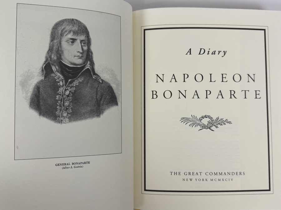 Just Added - Napoleon: The Diaries (The Great Commanders Series) Hardcover Book By Napoleon Bonaparte First Printing 1994 Collectors Reprints [Photo 2]