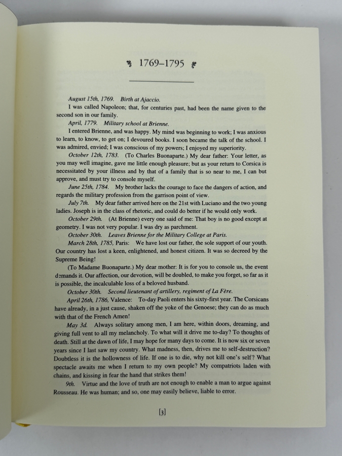 Just Added - Napoleon: The Diaries (The Great Commanders Series) Hardcover Book By Napoleon Bonaparte First Printing 1994 Collectors Reprints [Photo 6]