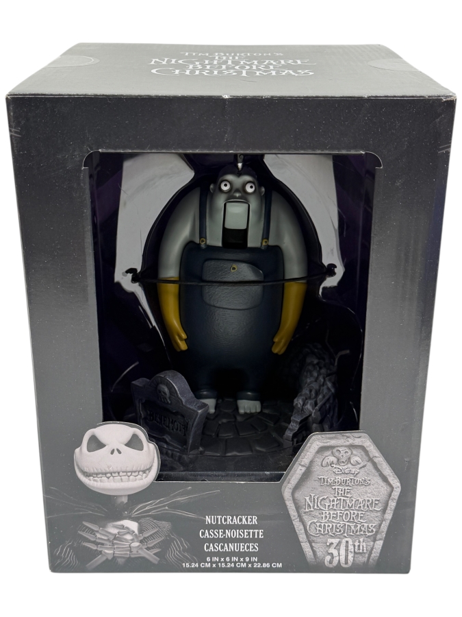 Disney Parks The Nightmare Before Christmas Behemoth Nutcracker 30th Anniversary Commemorative Figurine