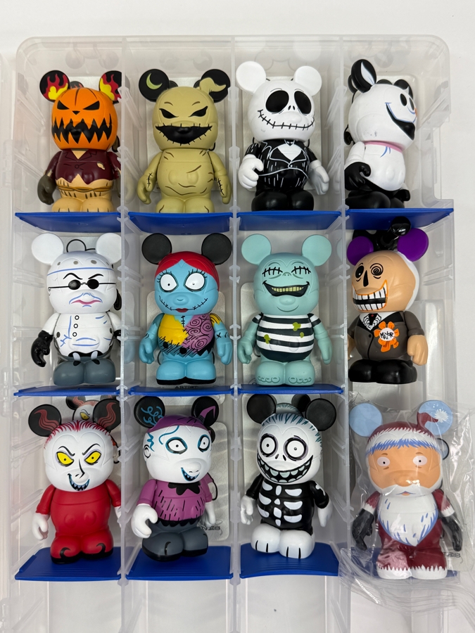 Disney Vinylmation The Nightmare Before Christmas Series 1 Complete Set Of 12 Figures Including Jack Skellington, Sally, Oogie Boogie, And Sandy Claws [Photo 2]