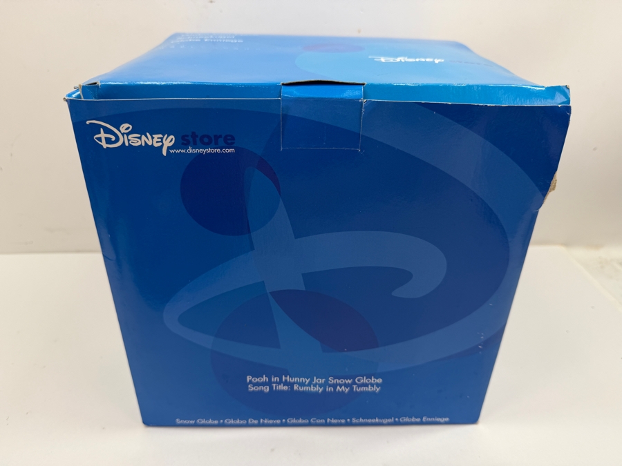 Disney Store Winnie The Pooh And Piglet Rumbly In My Tumbly Musical Snow Globe Featuring Pooh Stuck In A Hunny Pot 8.5'W X 7'D X 7'H [Photo 15]