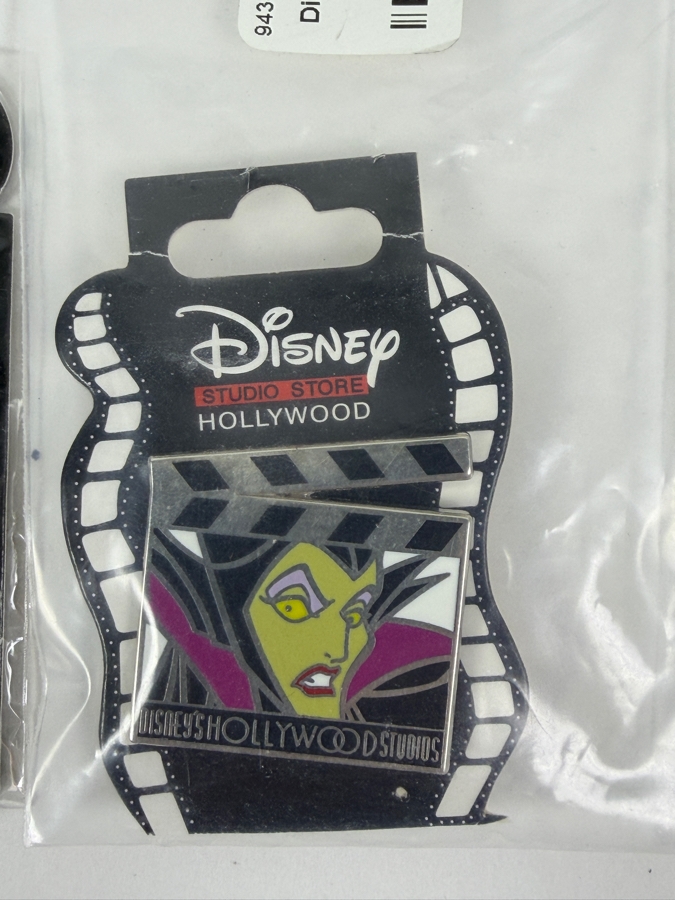 Lot Of (5) Authentic Disney Trading Pins Featuring Mr. Toad, Rex, Cheshire Cat, Maleficent, And Dodger In Original Packaging

 [Photo 3]