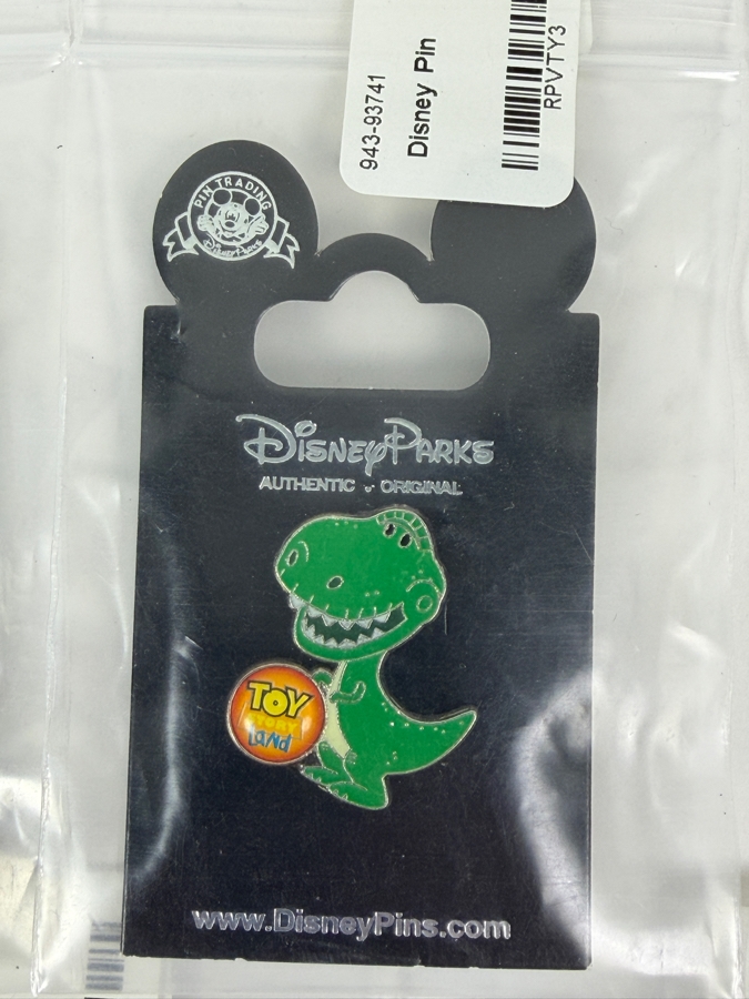 Lot Of (5) Authentic Disney Trading Pins Featuring Mr. Toad, Rex, Cheshire Cat, Maleficent, And Dodger In Original Packaging

 [Photo 5]