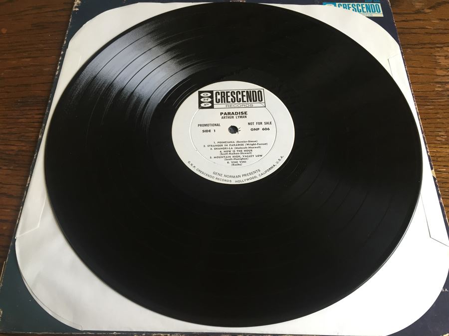 Arthur Lyman ‎- Paradise - GNP Crescendo ‎- GNPS 606 - PROMO [Photo 4]