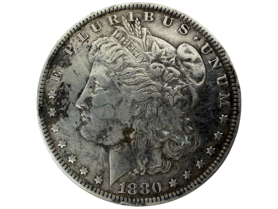 1880 O Morgan Silver Dollar