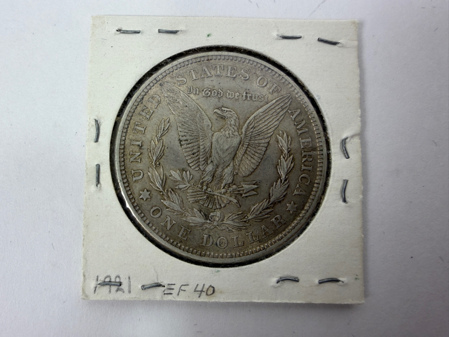 1921 Morgan Silver Dollar [Photo 3]