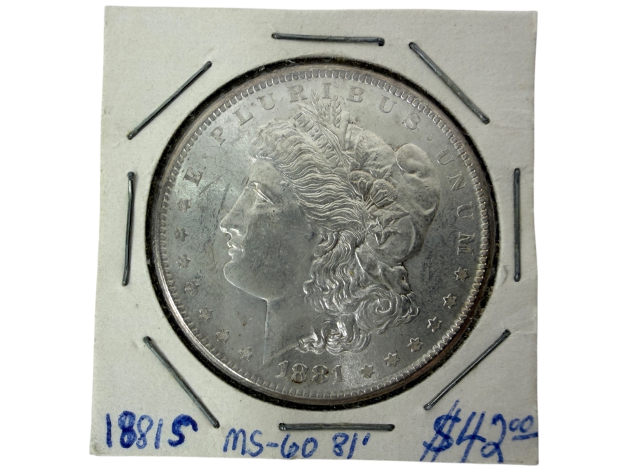 1881 S Morgan Silver Dollar