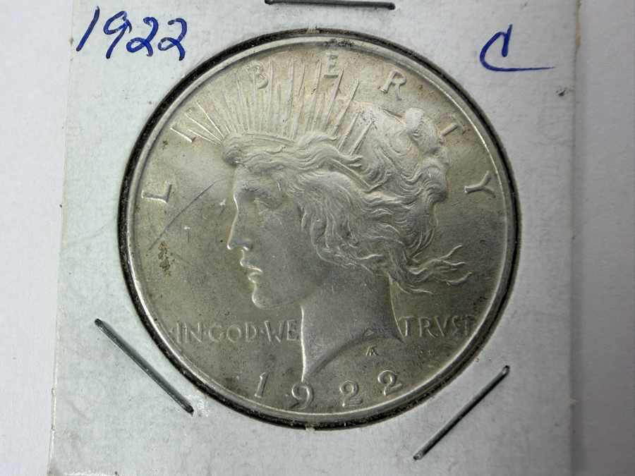 1922 Peace Silver Dollar [Photo 3]