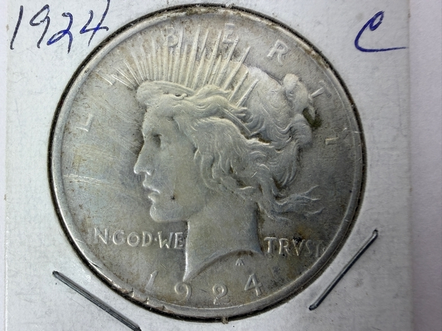 1924 Peace Silver Dollar [Photo 3]