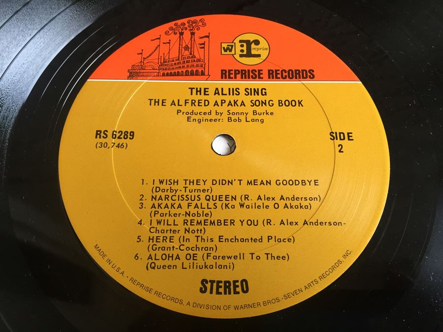 Alfred Apaka - The Aliis Sing - Reprise Records - RS 6289 - PROMO [Photo 9]