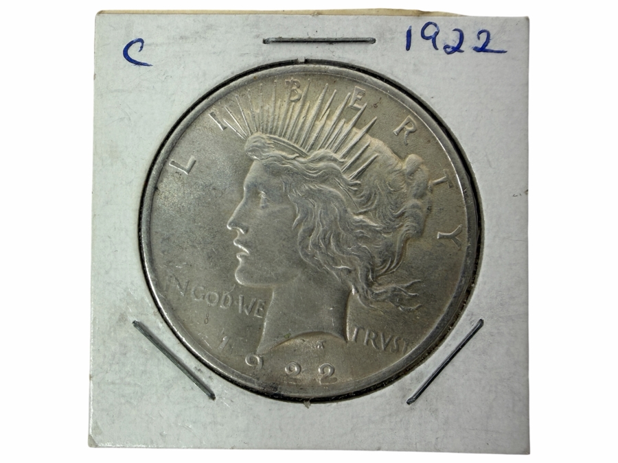 1922 Peace Silver Dollar