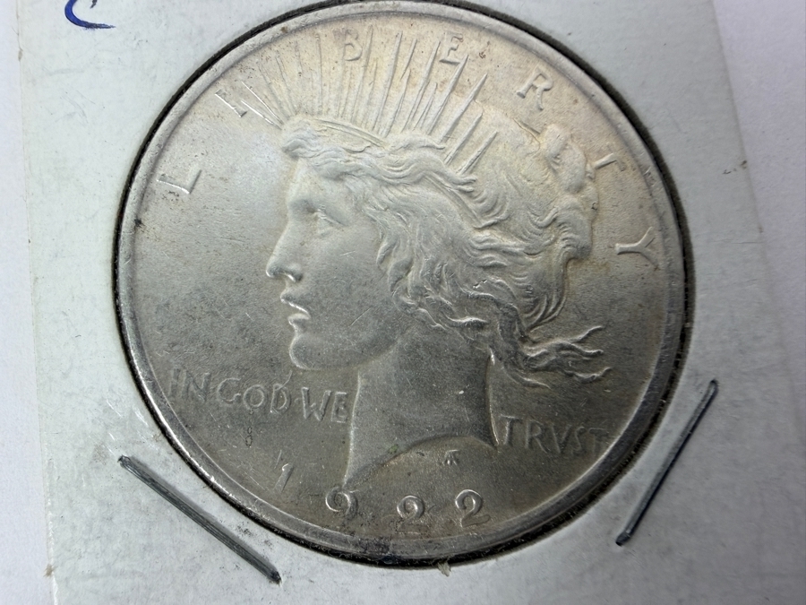 1922 Peace Silver Dollar [Photo 2]