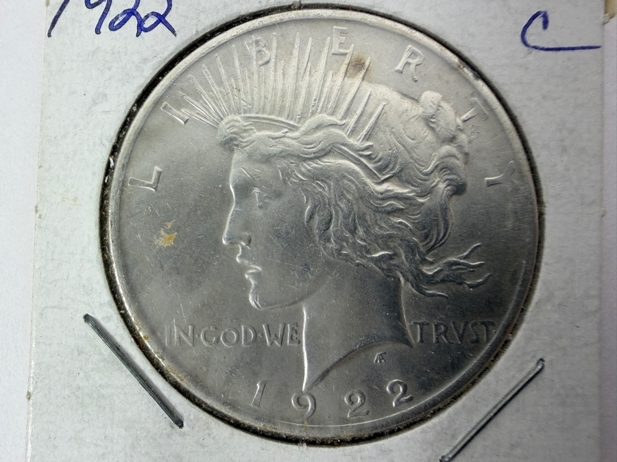 1922 Peace Silver Dollar [Photo 2]