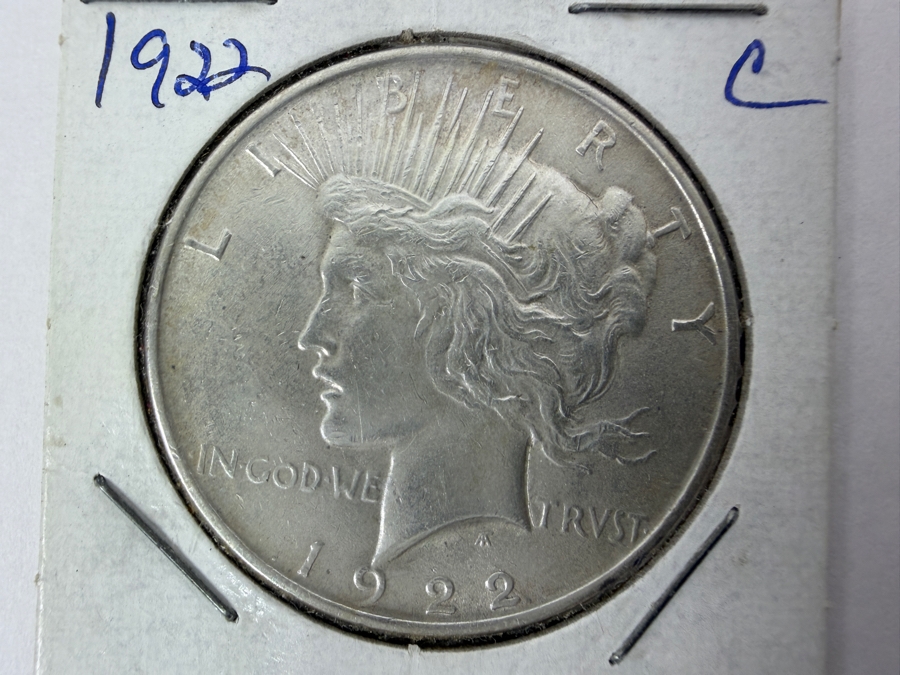 1922 Peace Silver Dollar [Photo 2]