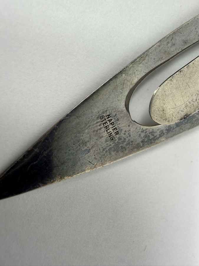 Vintage Napier Sterling Silver Bookmark 7.8g [Photo 4]