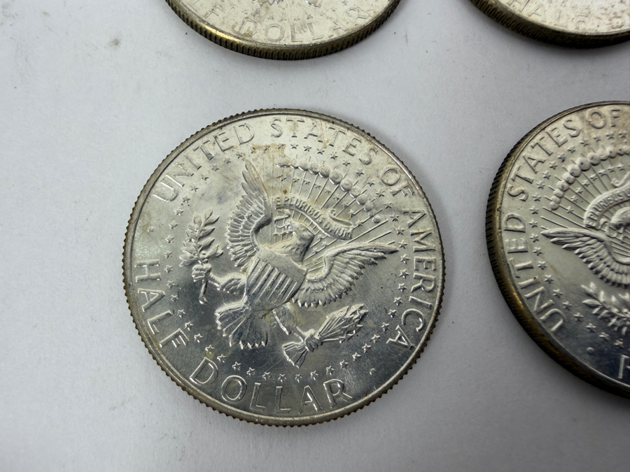 (9) Uncirculated 1965 US Kennedy Half Dollars [Photo 10]