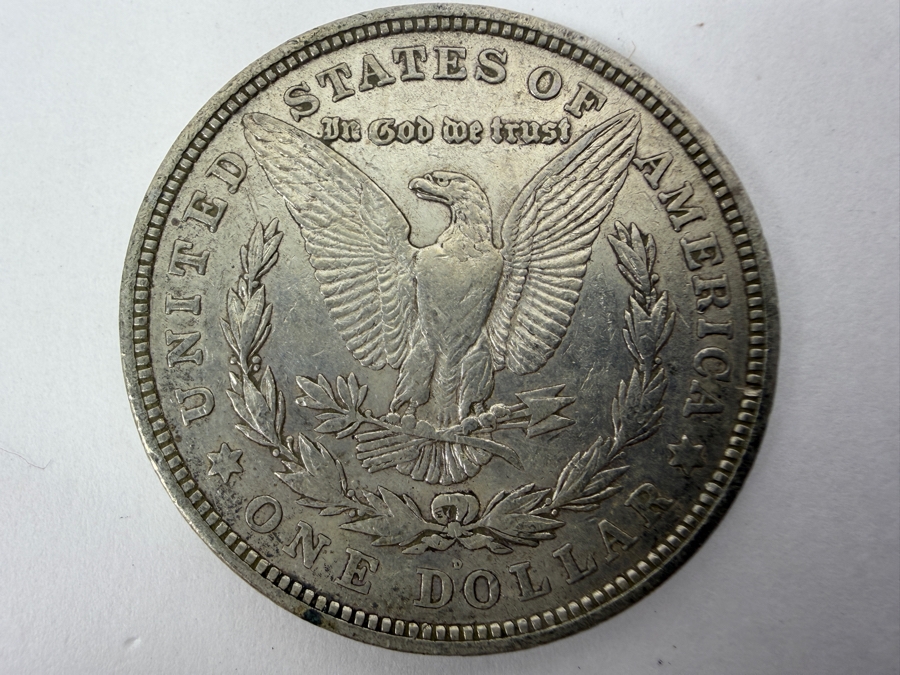 1921 D Morgan Silver Dollar [Photo 3]