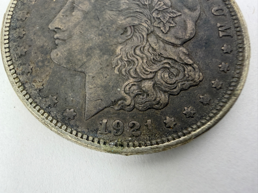 1921 D Morgan Silver Dollar [Photo 2]