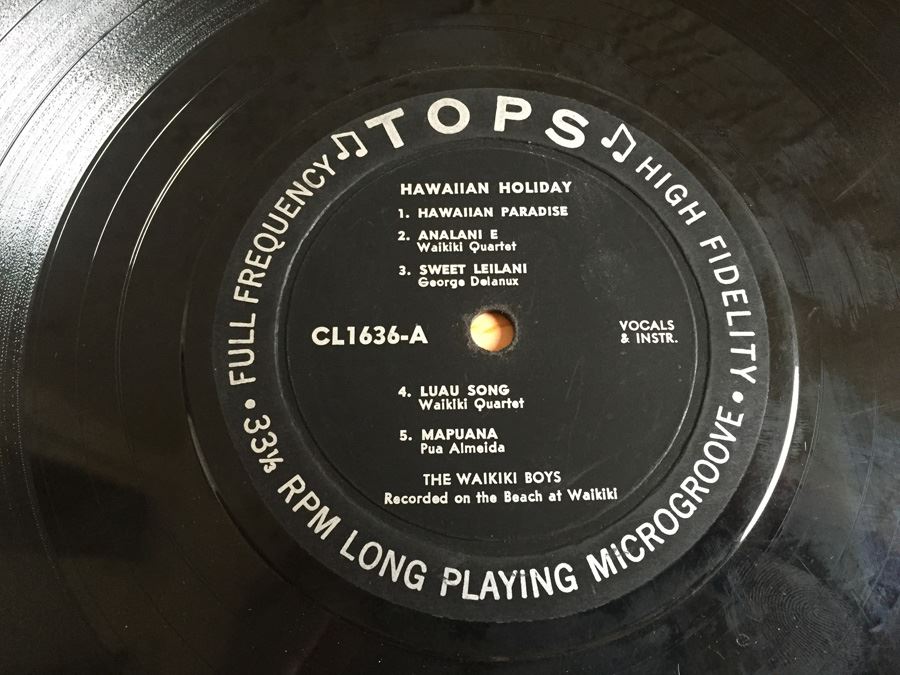 The Waikiki Boys - Hawaiian Holiday - Tops Records ‎- CL1636 [Photo 4]