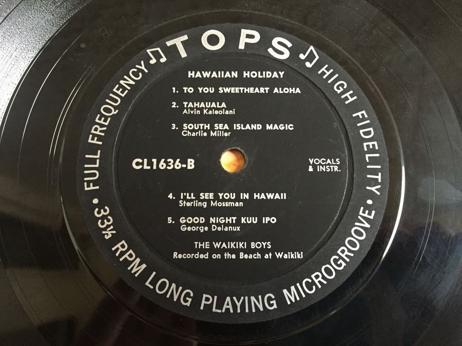 The Waikiki Boys - Hawaiian Holiday - Tops Records ‎- CL1636 [Photo 6]