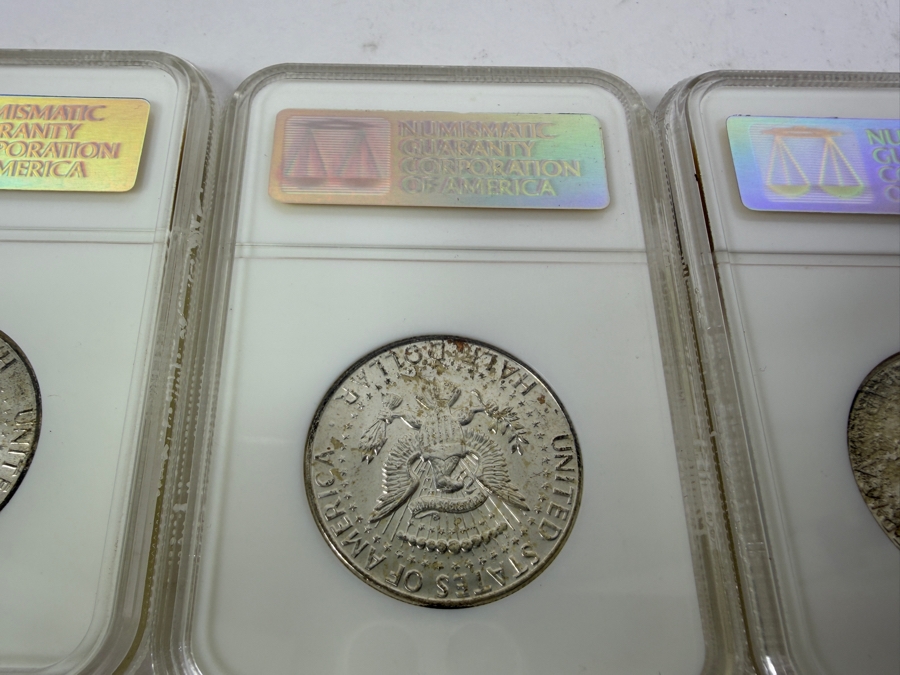 (3) 1964 Kennedy Half Dollar Sample PCGS FA00 Slabbed Silver Coins


 [Photo 7]