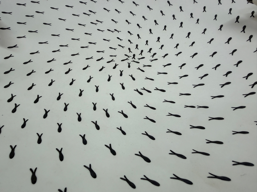 Emilia Castillo Plata Pura Potter Footed Pottery Bowl With Birds And Sterling Silver Decorations 15'W X 9.5'H 33.3g (RSF) [Photo 4]