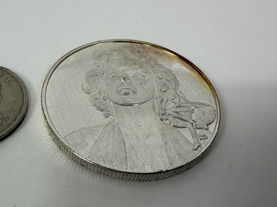 Limited Edition Marilyn Monroe Commemorative Silver Coin 1oz .999 Fine Silver [Photo 2]