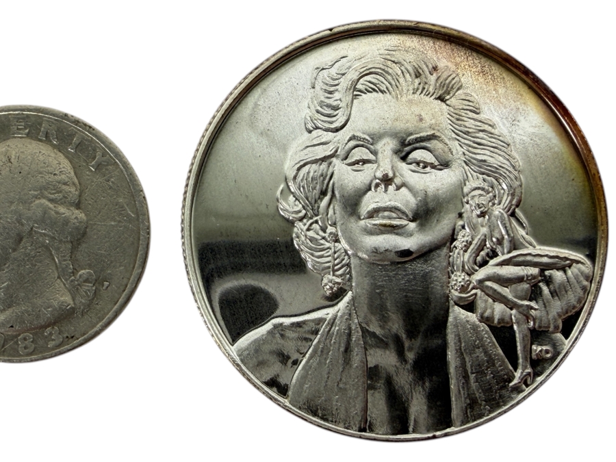 Limited Edition Marilyn Monroe Commemorative Silver Coin 1oz .999 Fine Silver