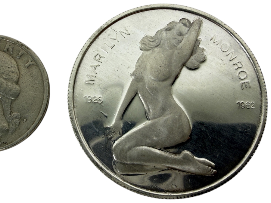 Marilyn Monroe Commemorative Silver Coin 1oz .999 Fine Silver