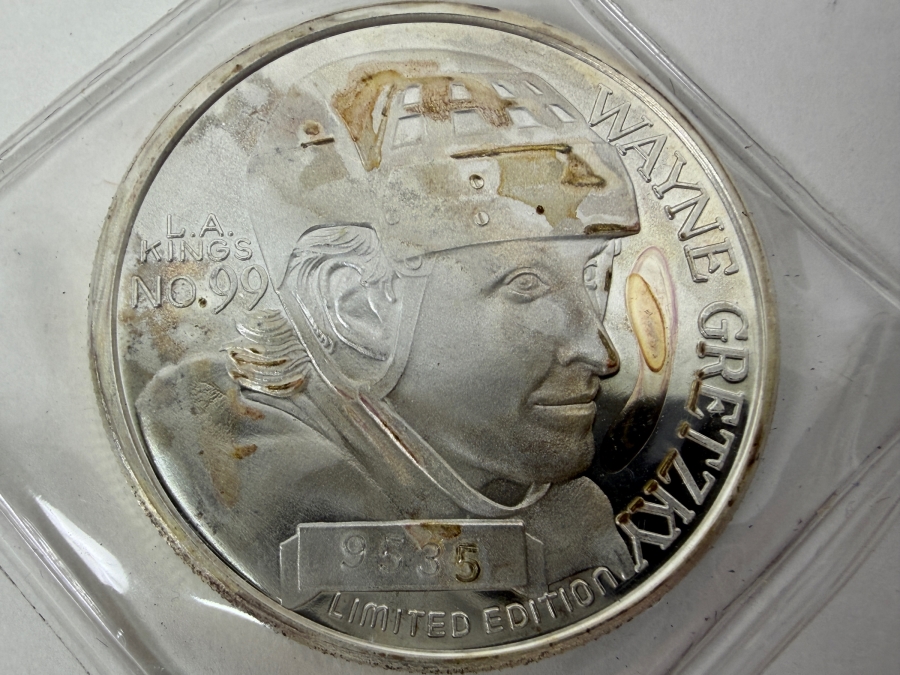 Limited Edition Wayne Gretzky Commemorative Silver Coin 1 Troy Oz .999 Fine Silver [Photo 2]